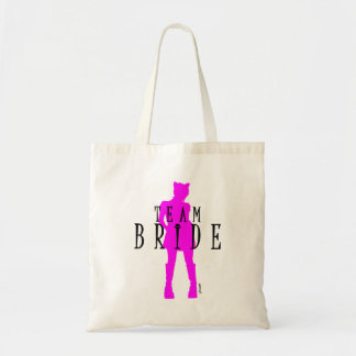 Team Bride Wedding Cat Woman by VIMAGO Tote Bag