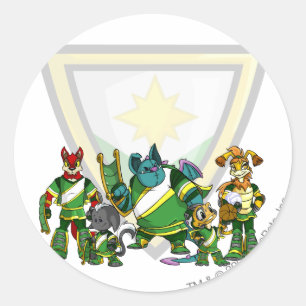 Team Brightvale Group Classic Round Sticker