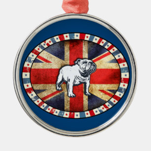 Team Bulldog Holland Metal Tree Decoration