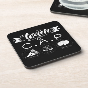 Team C.A.P Camping Apéro Pétanque Coaster
