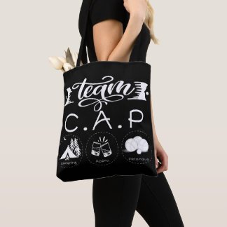 Team C.A.P Camping Apéro Pétanque Tote Bag