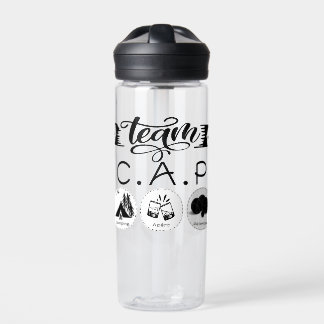 Team C.A.P Camping Apéro Pétanque Water Bottle
