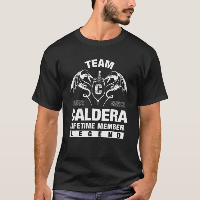 Team Caldera Lifetime Member T-Shirt (Front)