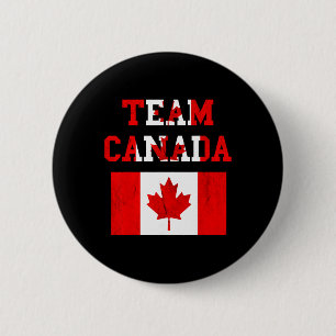 Team Canada Maple Leaf Canadian Soccer Team Canada 6 Cm Round Badge