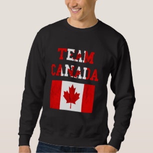 Team Canada Maple Leaf Canadian Soccer Team Canada Sweatshirt