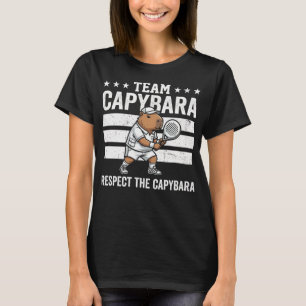 Team Capybara Respect The Capybara T-Shirt