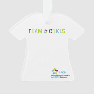 Team CDKL5 T-Shirt Ornament
