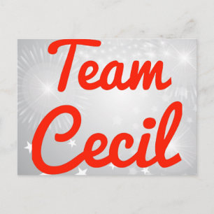 Team Cecil Postcard