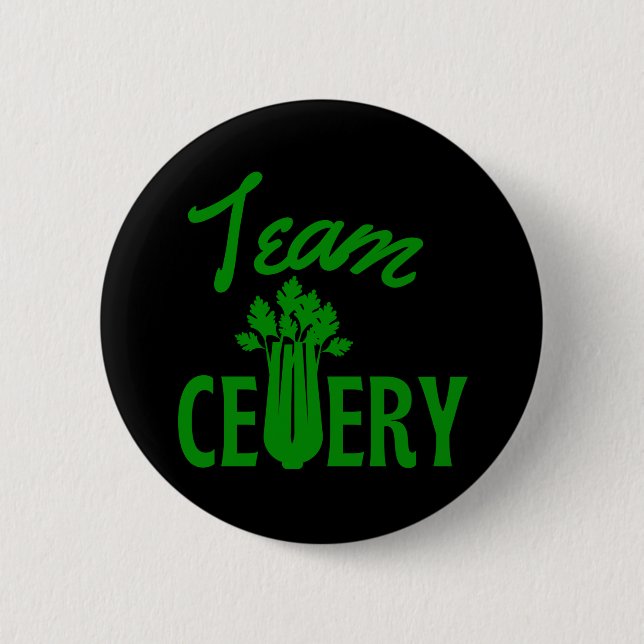 Team Celery  6 Cm Round Badge (Front)