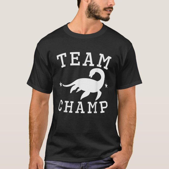 Team Champ Lake Champlain Monster T Shirt (Front)