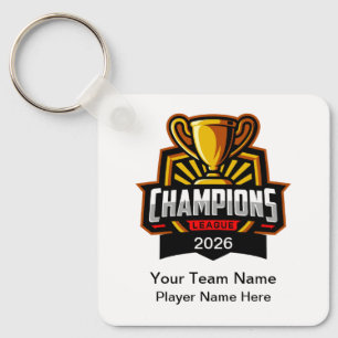 Team Championship Theme Bulk Custom Keychains