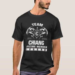 Team CHIANG Lifetime Member Gifts T-Shirt