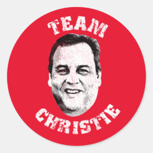 TEAM CHRISTIE CLASSIC ROUND STICKER