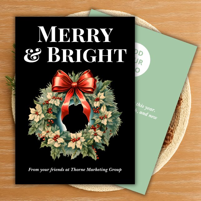 Team Christmas Card in Black (Creator Uploaded)