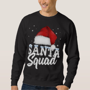 Team Christmas Santa Squad Family Matching Christm Sweatshirt