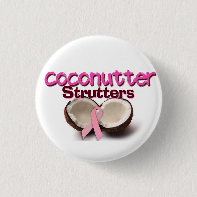 Team Coconutter Strutters 3 Cm Round Badge (Front)