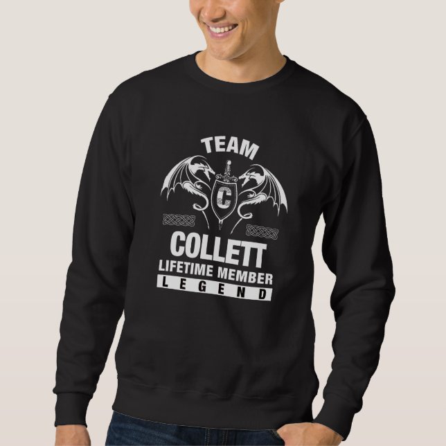 Team Collett Lifetime Member Sweatshirt (Front)
