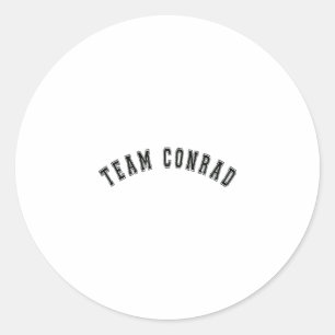 Team Conrad Favorite Martha's Vineyard Summer Vaca Classic Round Sticker