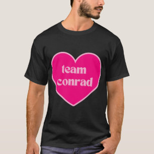 Team Conrad Hot Pink Heart T-Shirt