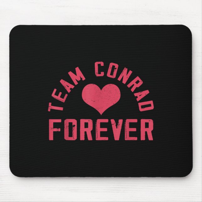 Team Conrad Retro Forever Vintage  Mouse Pad (Front)