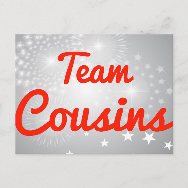 Team Cousins Postcard (Front)