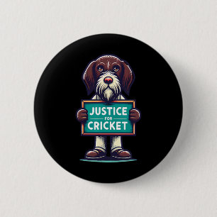 Team Cricket Hunting Squad Funny Retro 6 Cm Round Badge