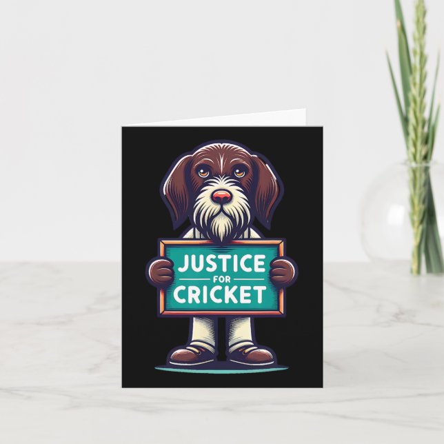 Team Cricket Hunting Squad Funny Retro  Card (Front)