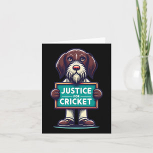 Team Cricket Hunting Squad Funny Retro Card