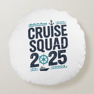 Team Cruise 2025 Round Pillow