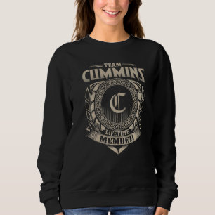 Team CUMMINS Lifetime Member Vintage CUMMINS Famil Sweatshirt