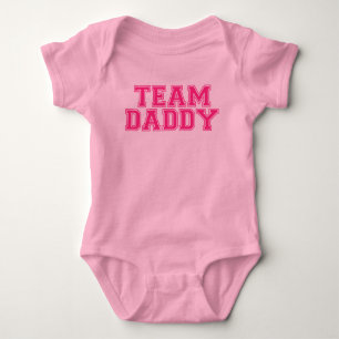 Team Daddy Baby Bodysuit
