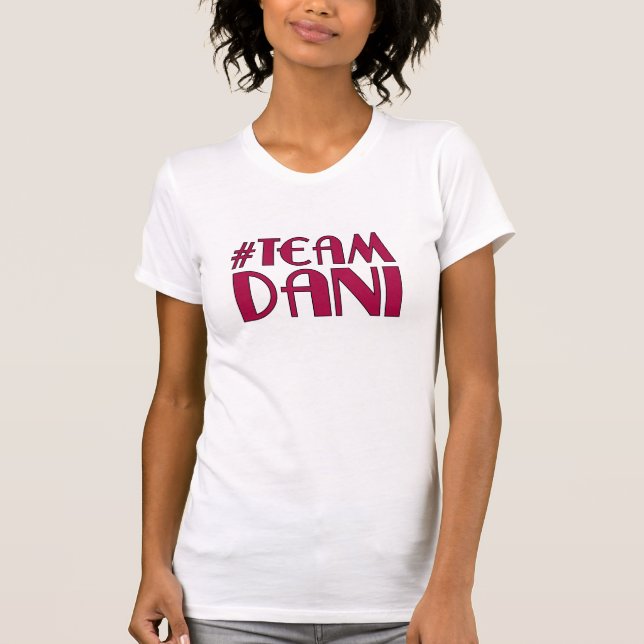 Team Dani Scoop T-shirt (Front)