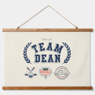 Team Dean Gilmore Girls Design Hanging Tapestry