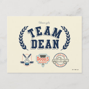 Team Dean Gilmore Girls Design Postcard