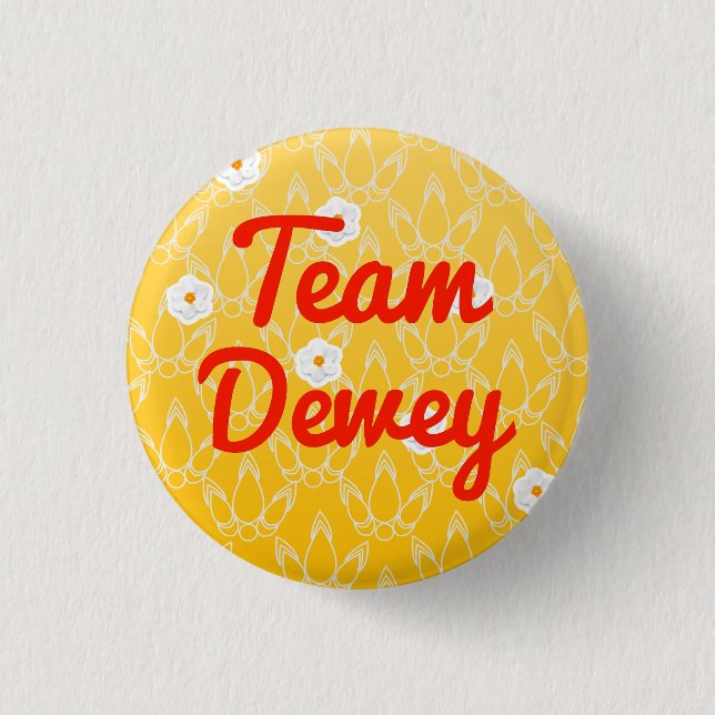 Team Dewey 3 Cm Round Badge (Front)