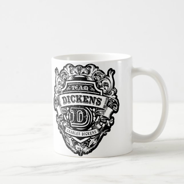 "Team Dickens" Charles Dickens Coffee Mug (Right)