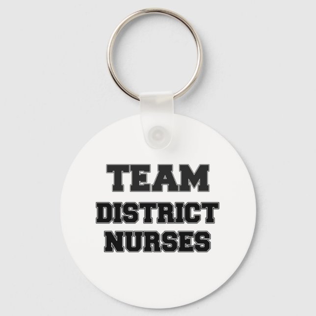 Team District Nurses Key Ring (Front)