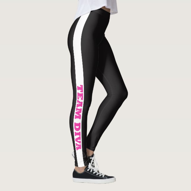 "TEAM DIVA" LEGGINGS (Right)