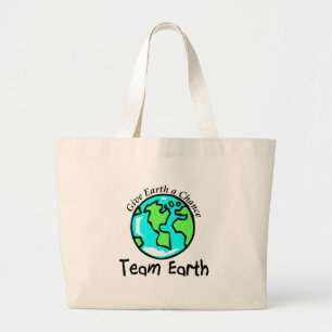 Team Earth Large Tote Bag