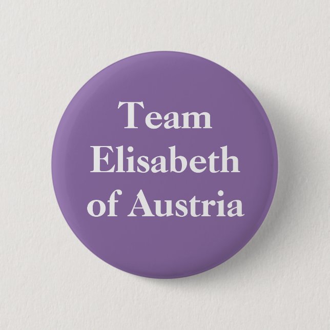 Team Elisabeth of Austria 6 Cm Round Badge (Front)