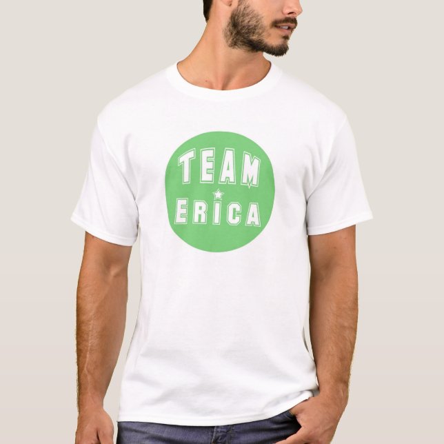 Team Erica Green T-Shirt (Front)