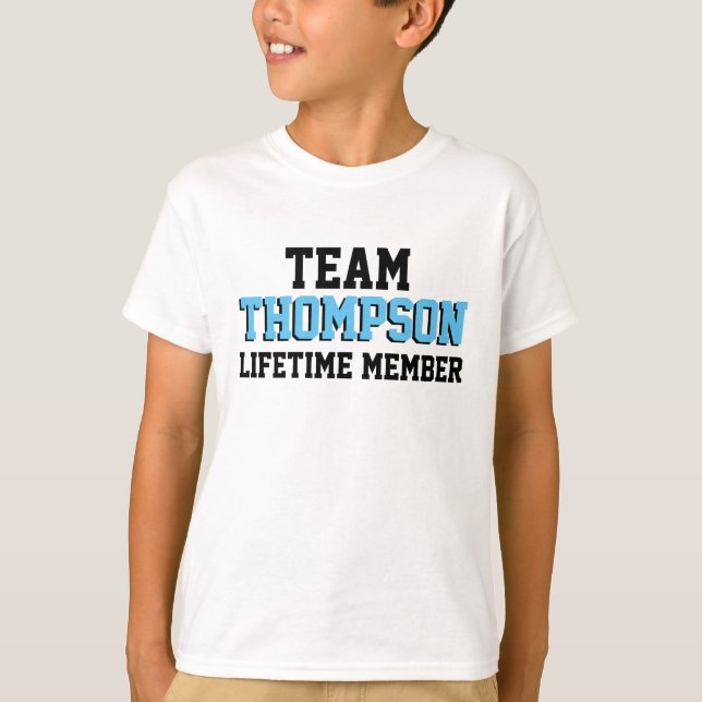 Team Family Lifetime Member- Foster Adopt T-Shirt (Front)