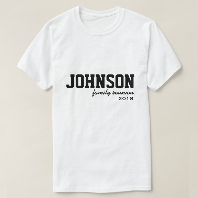 Team Family Reunion T-Shirt (Design Front)