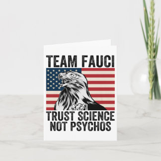Team Fauci Anti Trump Dr Anthony Fauci 2028 Premiu Card