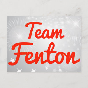 Team Fenton Postcard