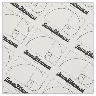 Team Fibonacci (Fibonacci Spiral) Fabric