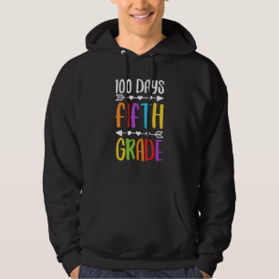 Team Fifth Grade 5th Grade 100 Days Of School Back Hoodie