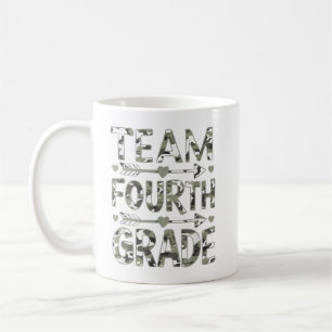 Team Fifth Grade Back To School Day Camo Teachers Coffee Mug