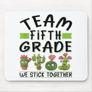 Team Fifth Grade Back To School Day Camo Teachers Mouse Pad