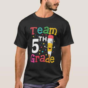 Team Fifth Grade Funny 5Th Back To School Teacher T-Shirt